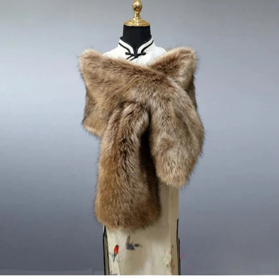 Wedding Faux Fur Cape for the Winter Weddings I'm Getting Married.