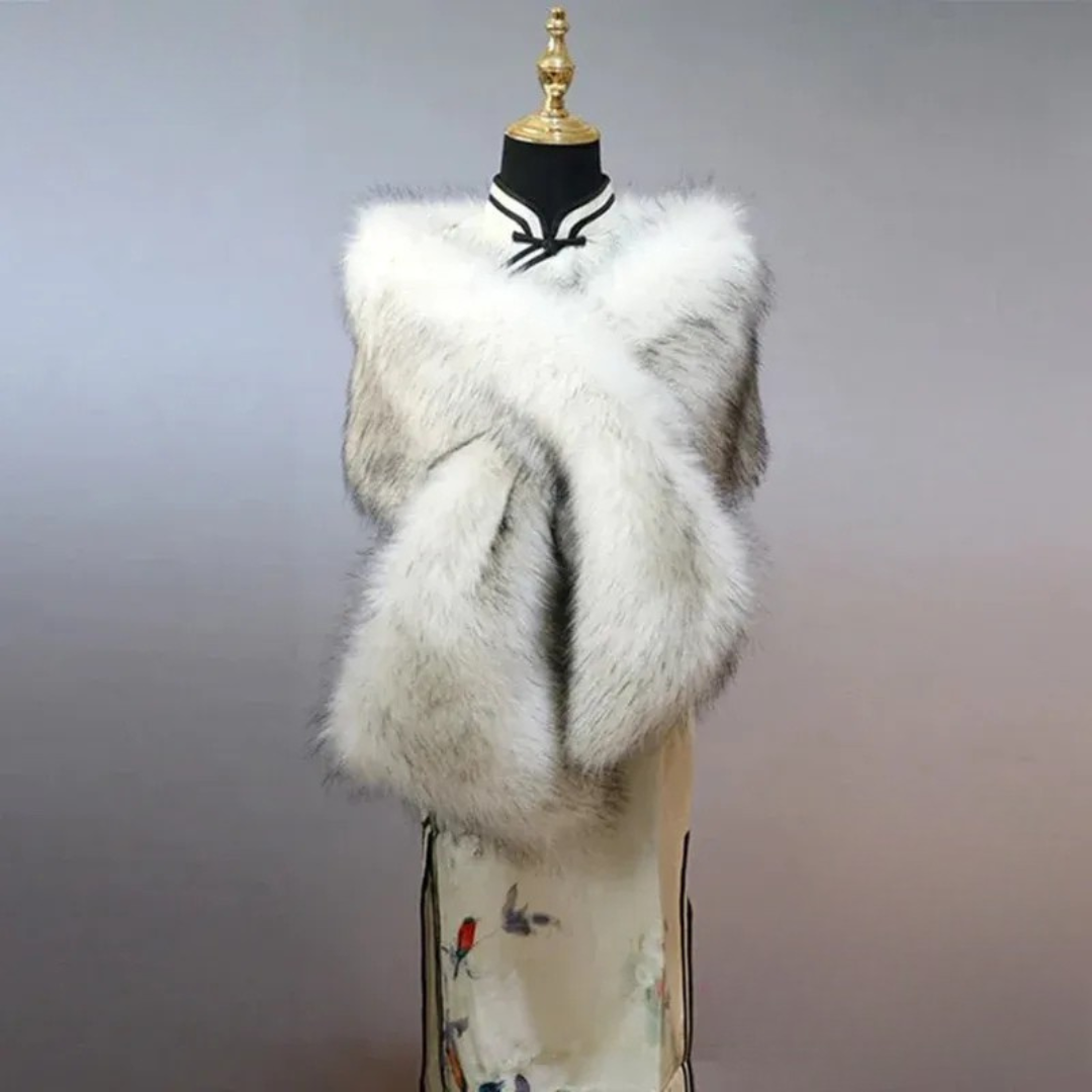 Wedding Faux Fur Cape for the Winter Weddings I'm Getting Married.
