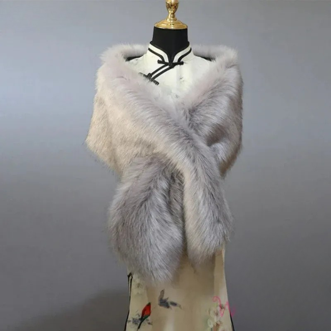 Wedding Faux Fur Cape for the Winter Weddings I'm Getting Married.