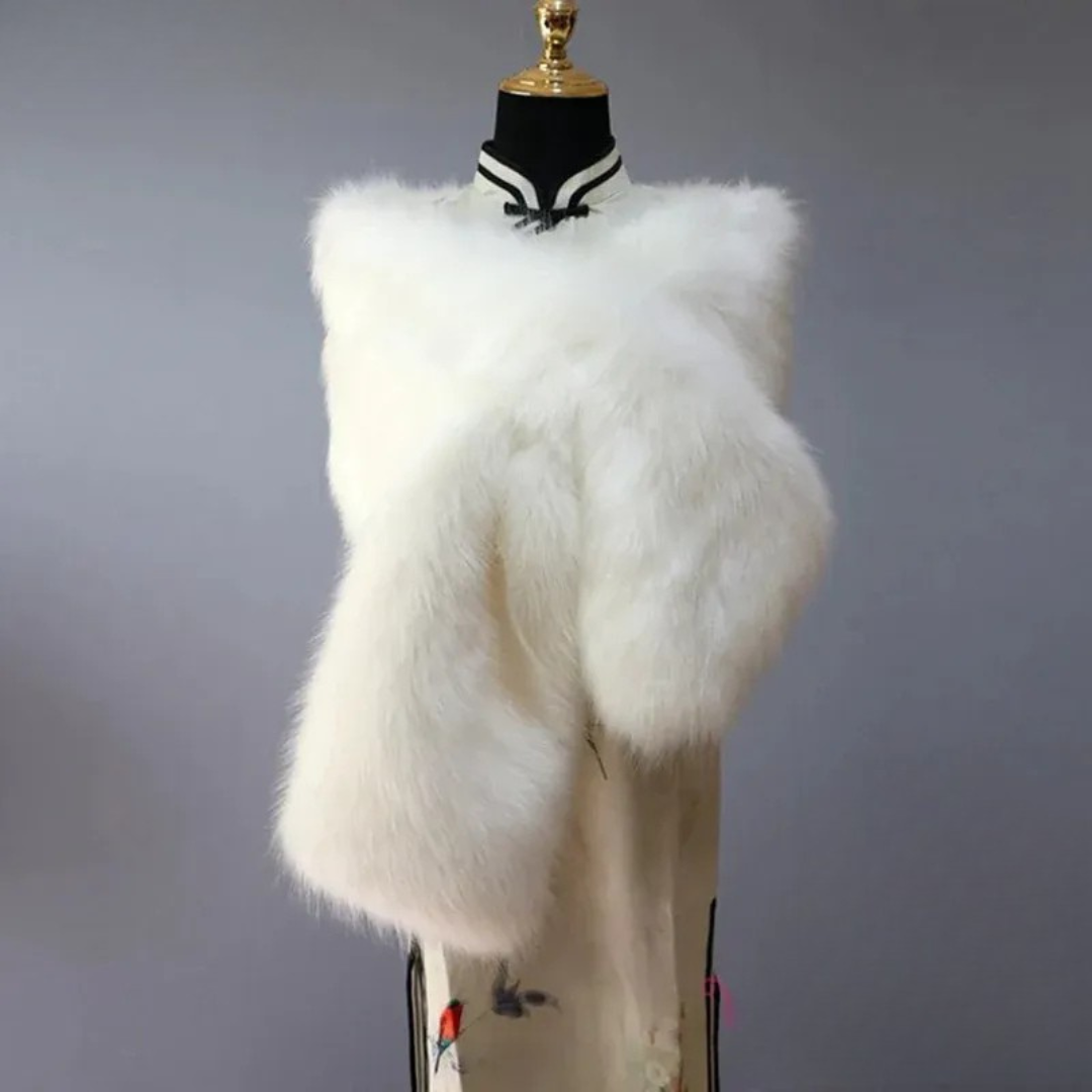 Wedding Faux Fur Cape for the Winter Weddings I'm Getting Married.