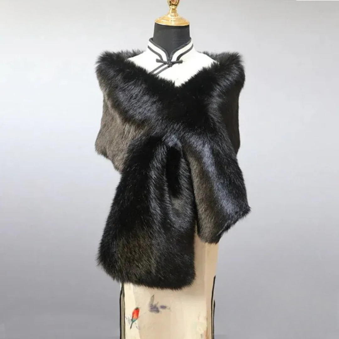 Wedding Faux Fur Cape for the Winter Weddings I'm Getting Married.