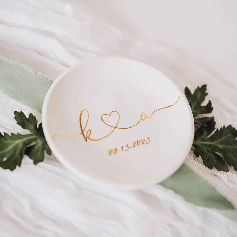 Personalised Wedding Jewellery Ring Bowl I'm Getting Married.