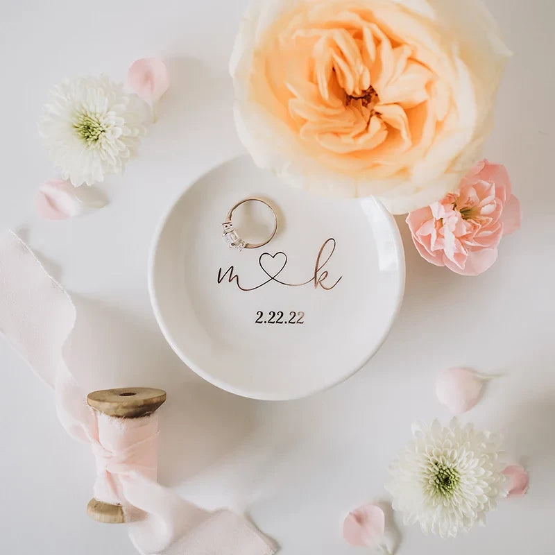 Personalised Wedding Jewellery Ring Bowl I'm Getting Married.