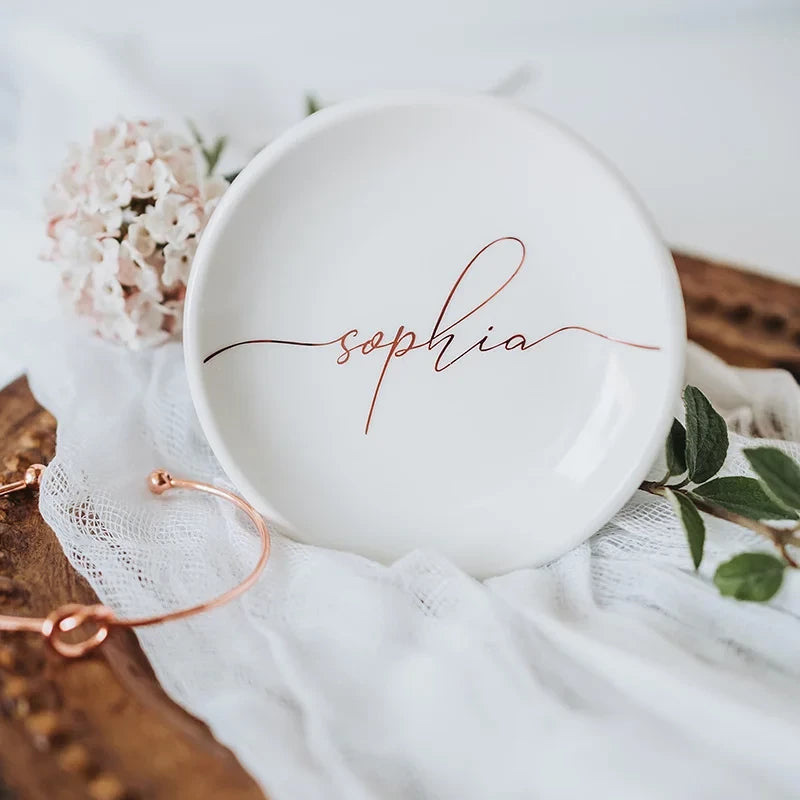 Personalised Wedding Jewellery Ring Bowl I'm Getting Married.