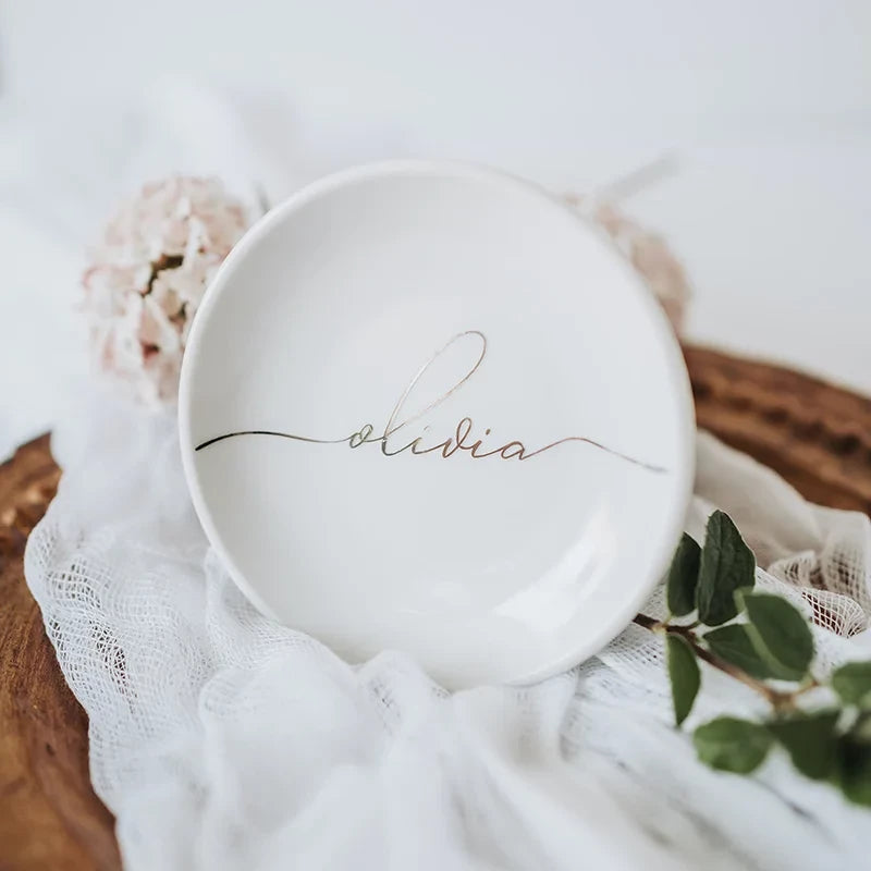 Personalised Wedding Jewellery Ring Bowl I'm Getting Married.