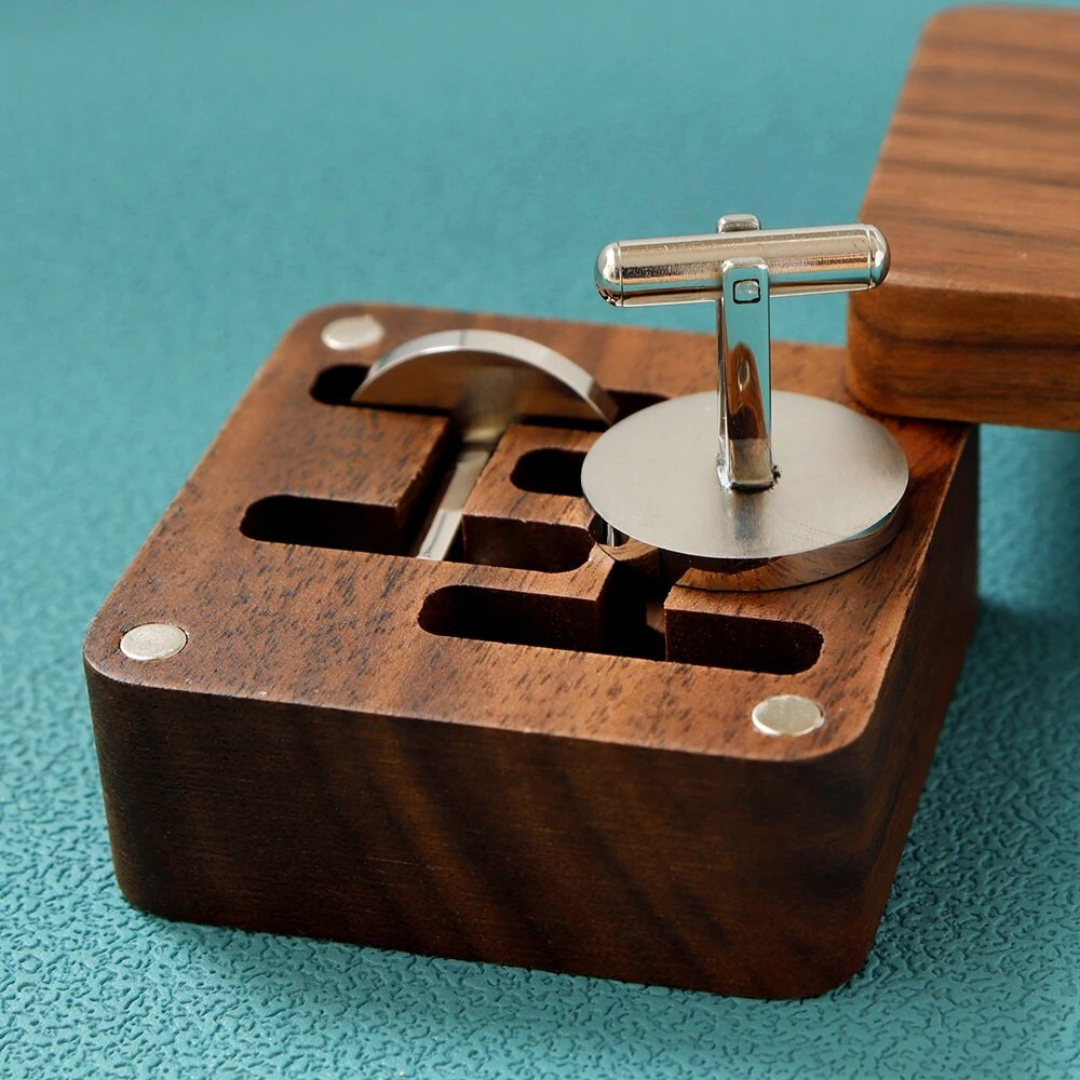 Personalised Father of the Bride & Groomsmen Wedding Cufflinks I'm Getting Married.