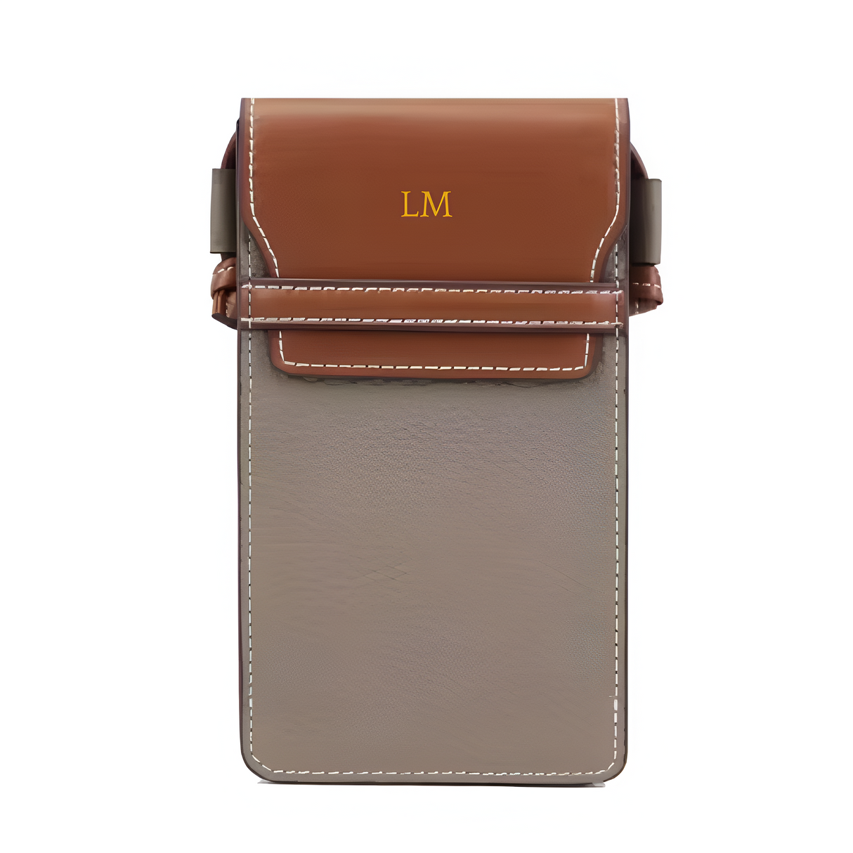 Personalised Leather Phone Crossbody Bag I'm Getting Married.