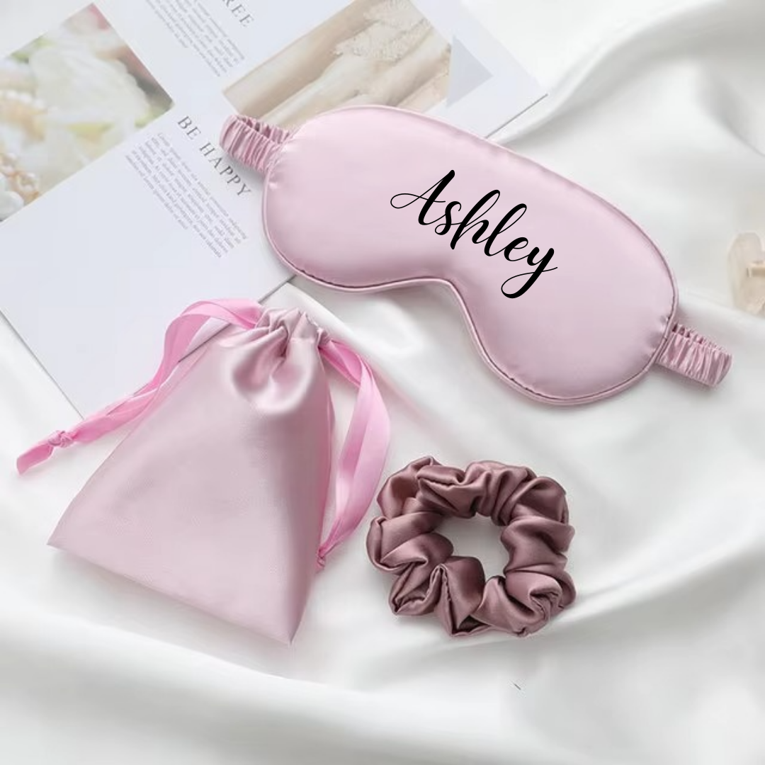 Personalised Satin Silk Eye Mask I'm Getting Married.