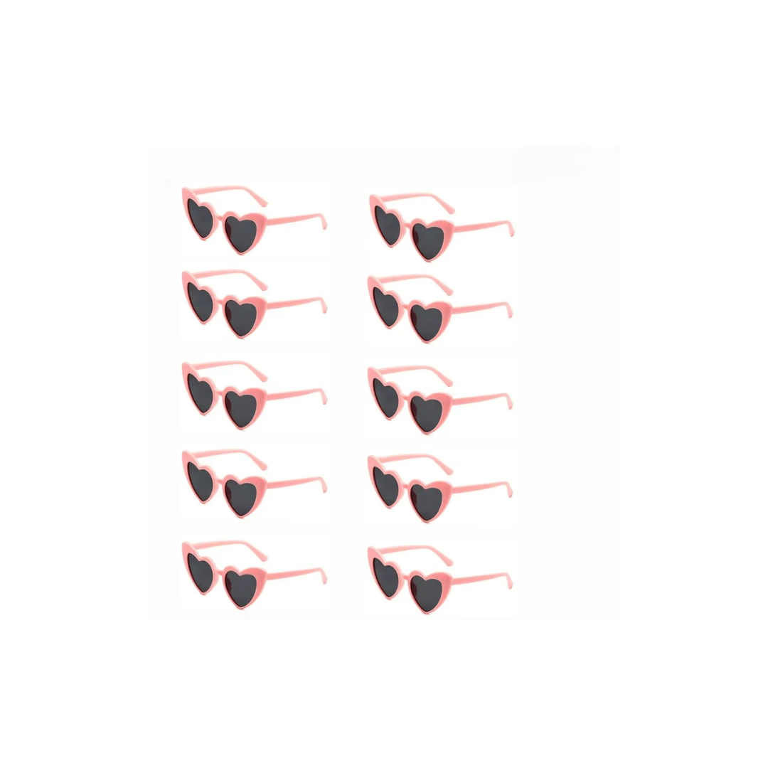 Retro Heart White and Pink Wedding Day Sunglasses I'm Getting Married.