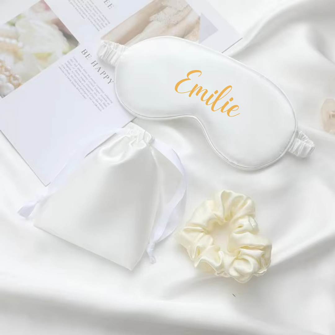 Personalised Satin Silk Eye Mask I'm Getting Married.