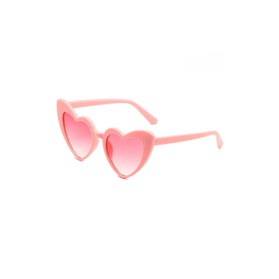 Retro Heart White and Pink Wedding Day Sunglasses I'm Getting Married.