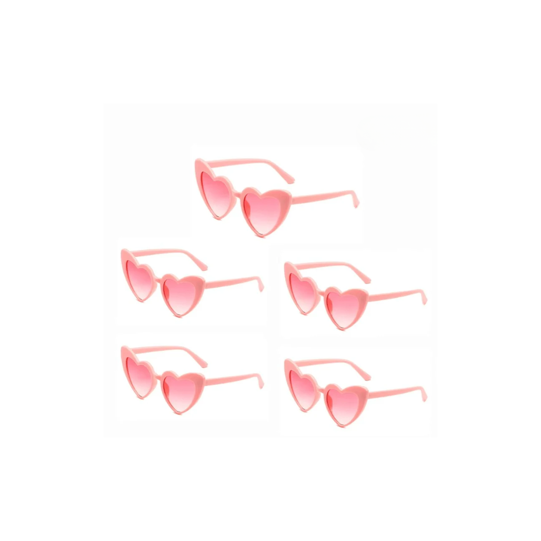 Retro Heart White and Pink Wedding Day Sunglasses I'm Getting Married.
