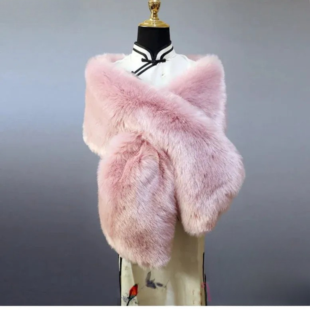 Wedding Faux Fur Cape for the Winter Weddings I'm Getting Married.