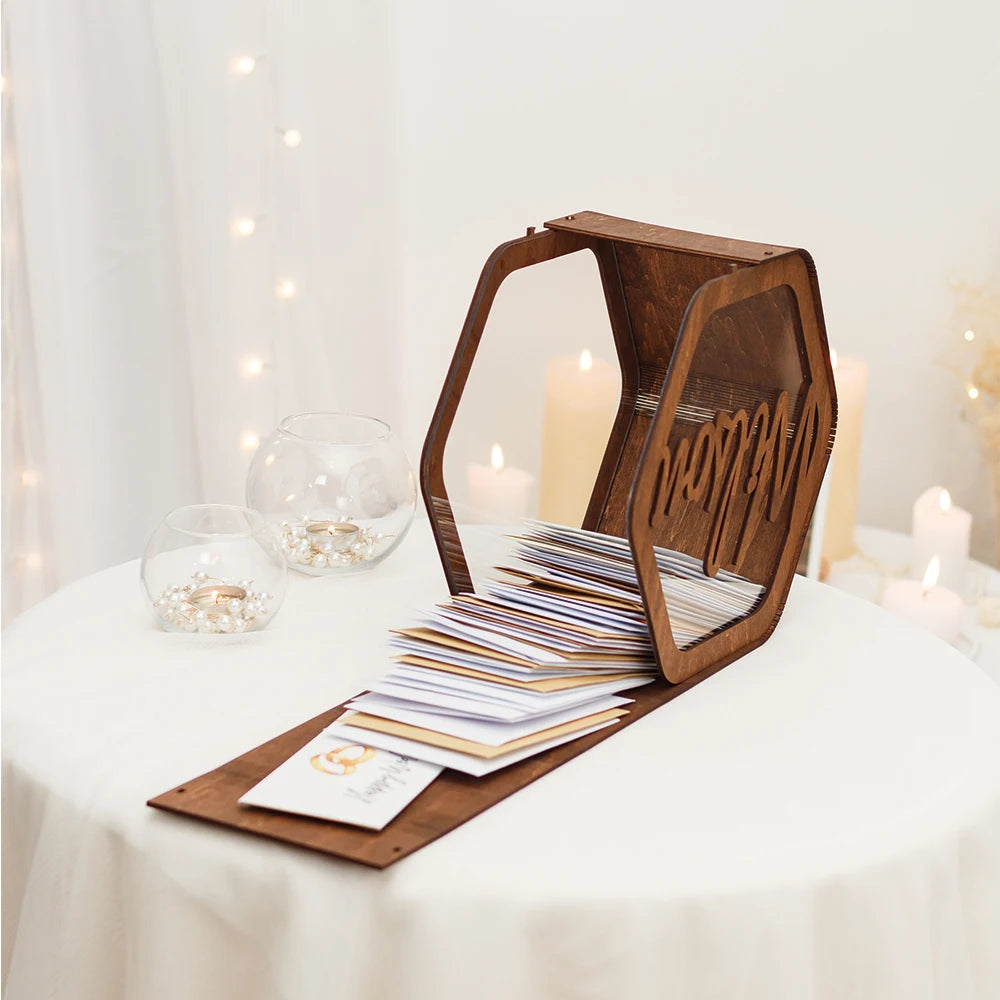 Personalised Wooden Wedding Card & Keepsake Box I'm Getting Married.