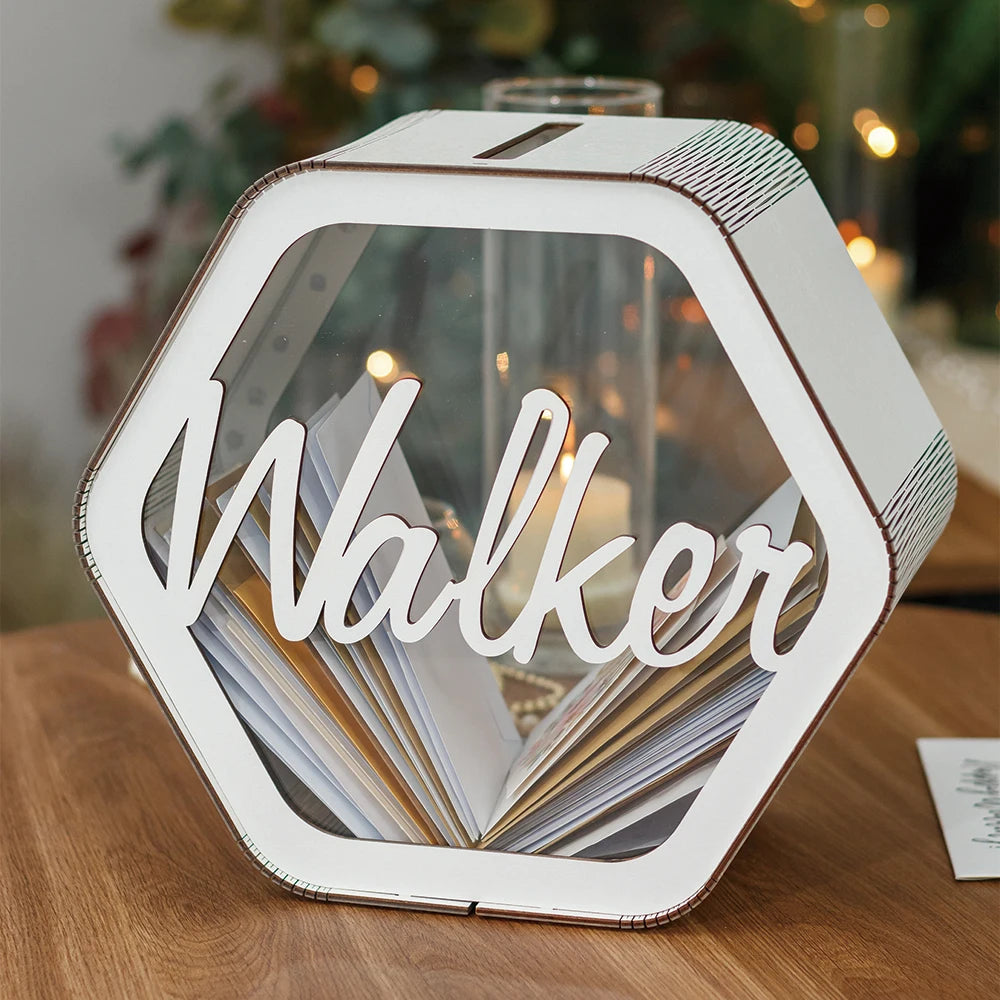 Personalised Wooden Wedding Card & Keepsake Box I'm Getting Married.