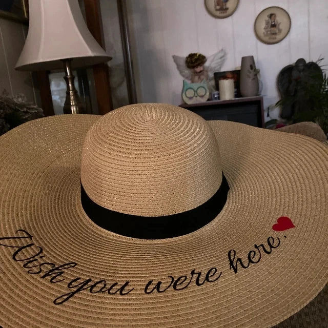 Personalised Bride Tribe Stylish Sun Hat I'm Getting Married.