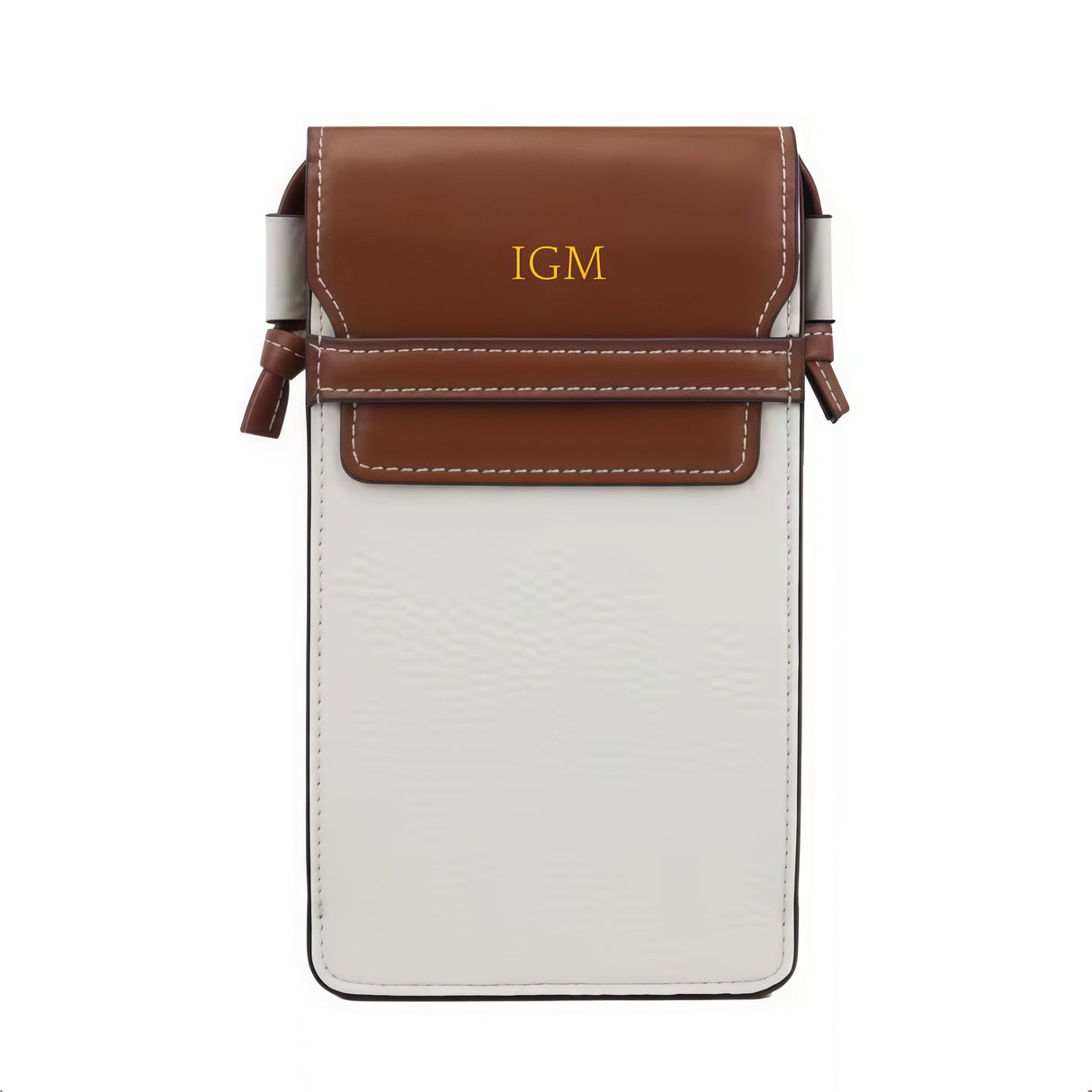 Personalised Leather Phone Crossbody Bag I'm Getting Married.