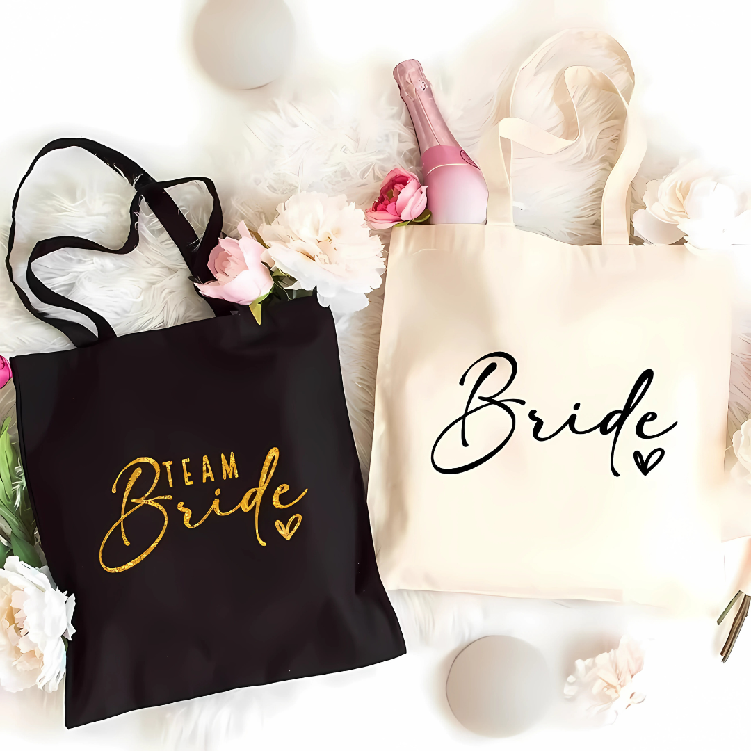 Team Bride Bachelorette Party Tote Bag I'm Getting Married.