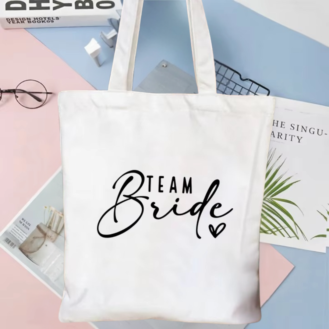 Team Bride Bachelorette Party Tote Bag I'm Getting Married.
