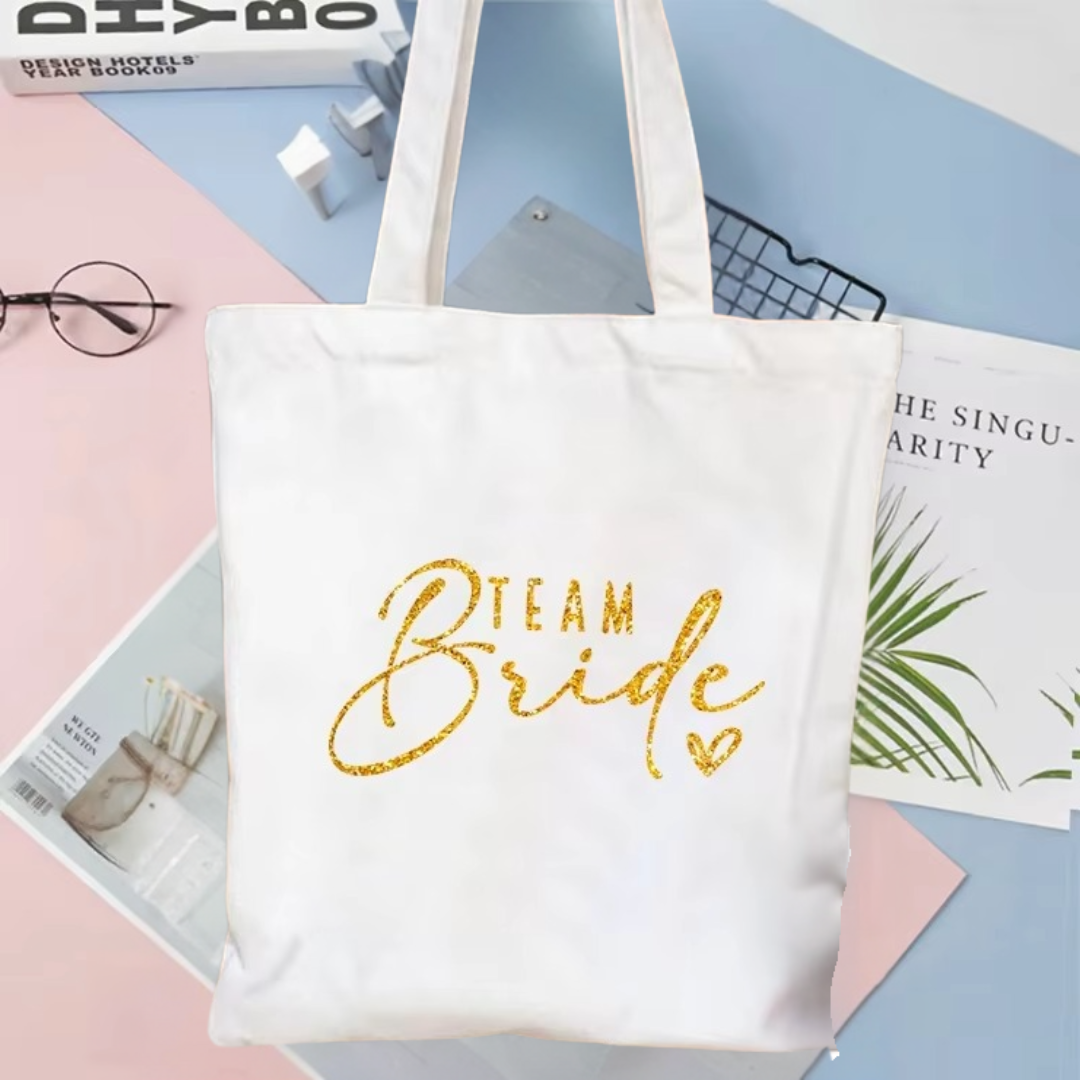 Team Bride Bachelorette Party Tote Bag I'm Getting Married.