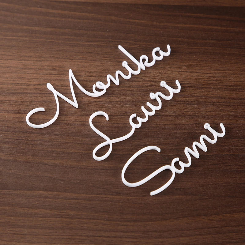 Personalised Laser Cut Names Place Cards I'm Getting Married.