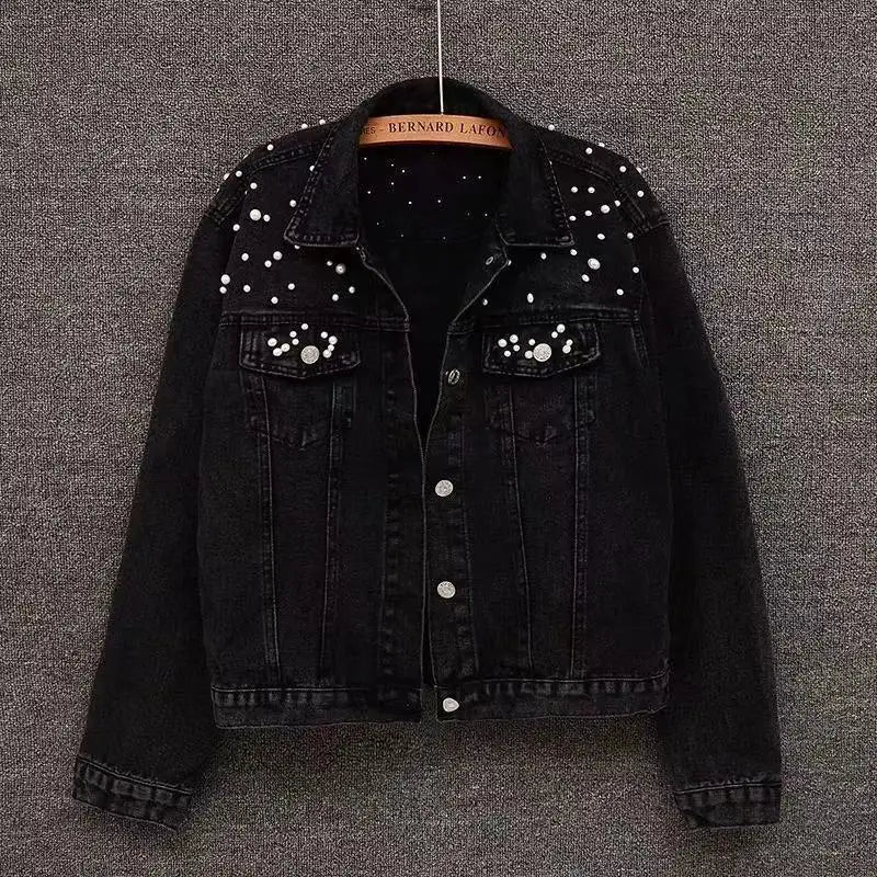 Personalised Pearl Denim Jacket I'm Getting Married.