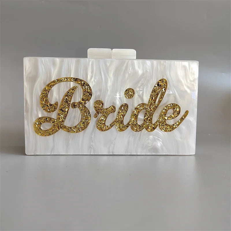 Bride Vintage Acrylic Clutch – A Bridal Statement Piece I'm Getting Married.
