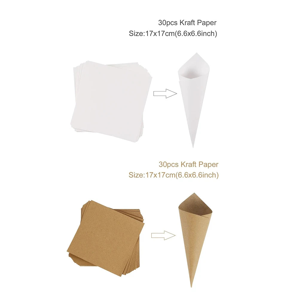 Personalised Floral Wedding Confetti Toss Cones I'm Getting Married.