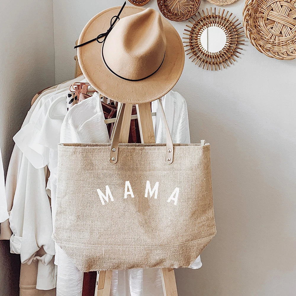 Personalised Bridesmaid Beach Tote Bag I'm Getting Married.