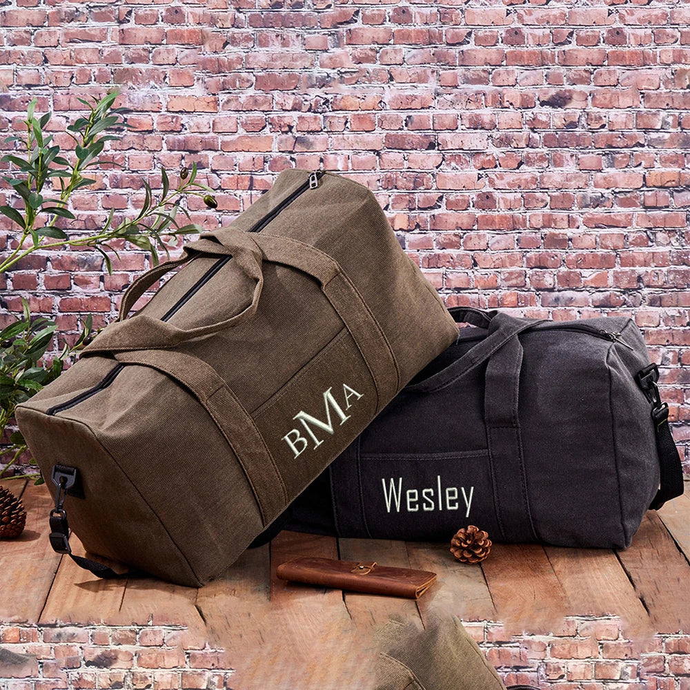 Personalised Weekender Travel Duffle Bag I'm Getting Married.