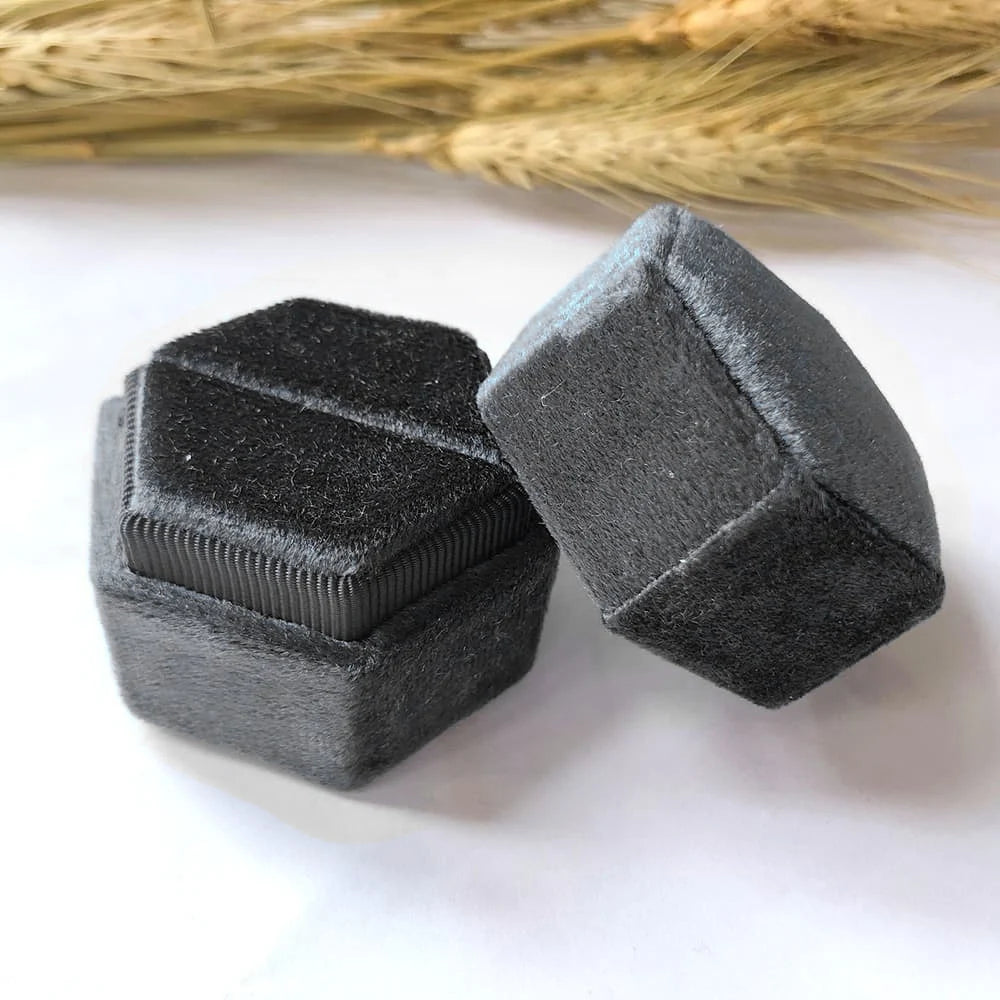 Personalised Velvet Ring Box Wedding I'm Getting Married.