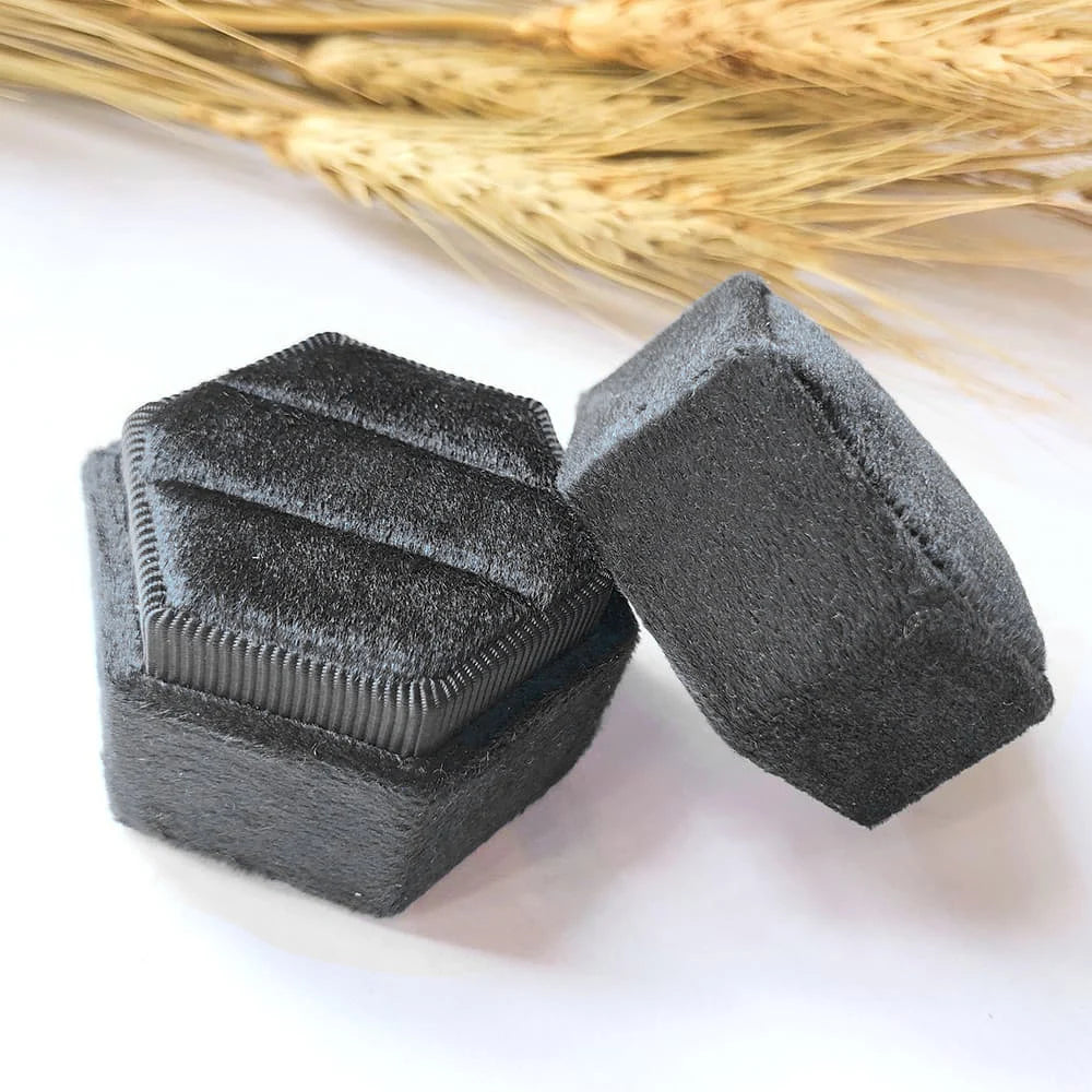 Personalised Velvet Ring Box Wedding I'm Getting Married.