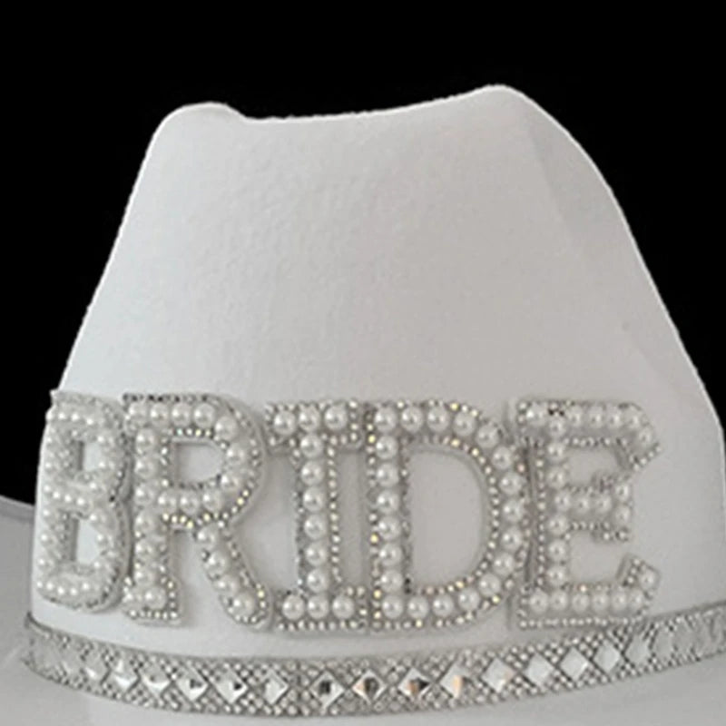 Bride Cowgirl Hat for Wedding Hen's Party I'm Getting Married.
