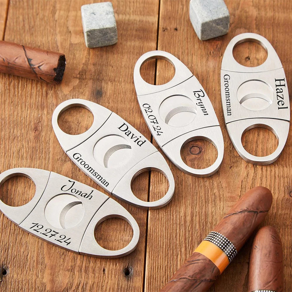 Personalised Groomsmen Cigar Cutter I'm Getting Married.