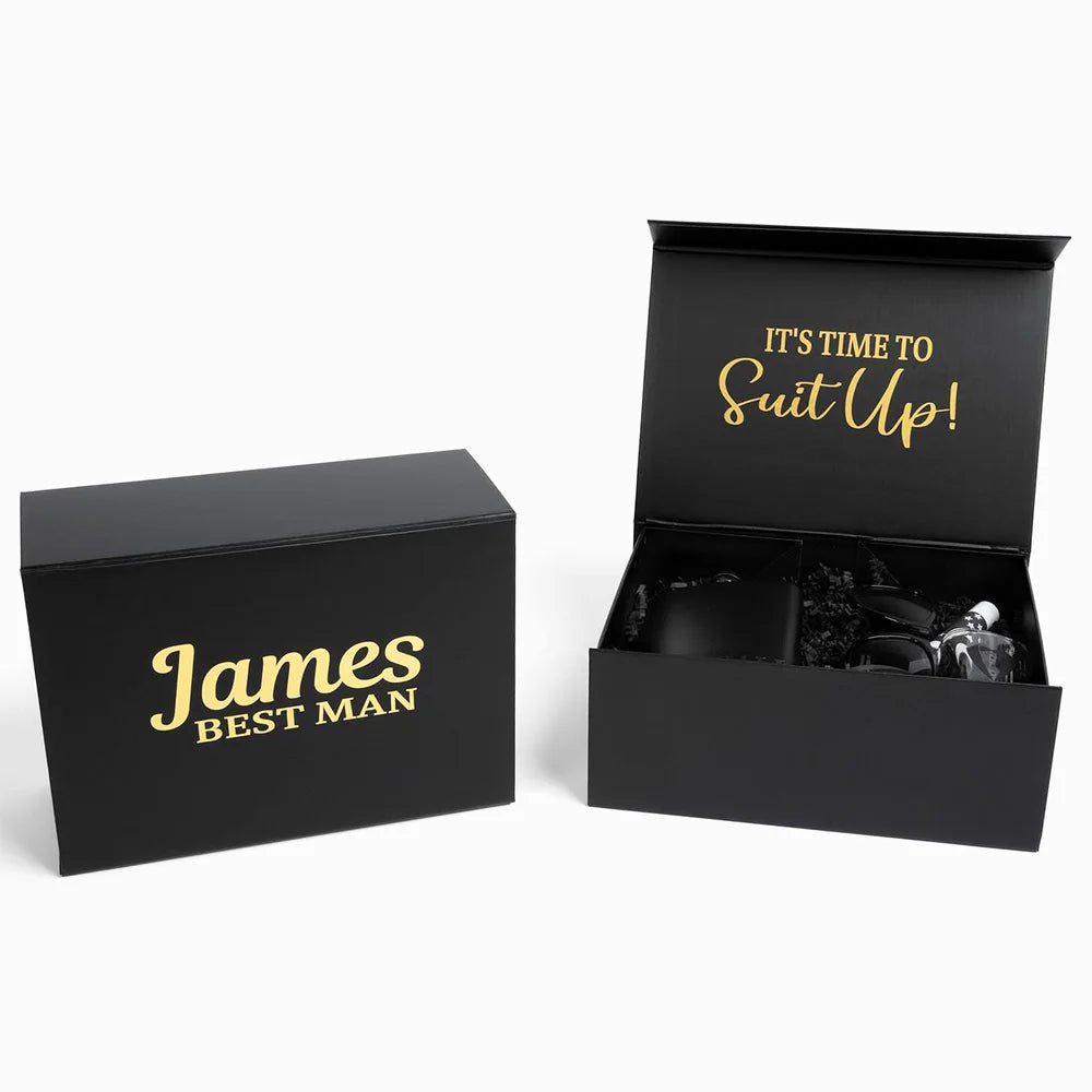 Personalised Groomsmen Wedding Proposal Gift Box I'm Getting Married.