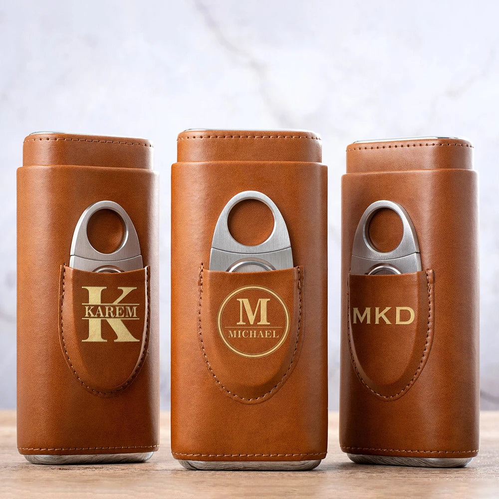 Personalised Groomsmen Cedar Wood Lined Cigar Humidor I'm Getting Married.