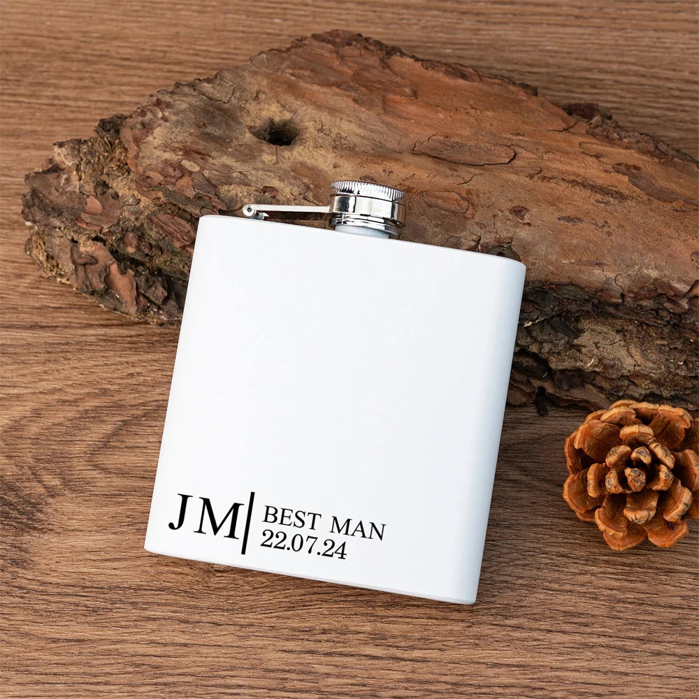 Personalised Groomsmen Hip Flask I'm Getting Married.