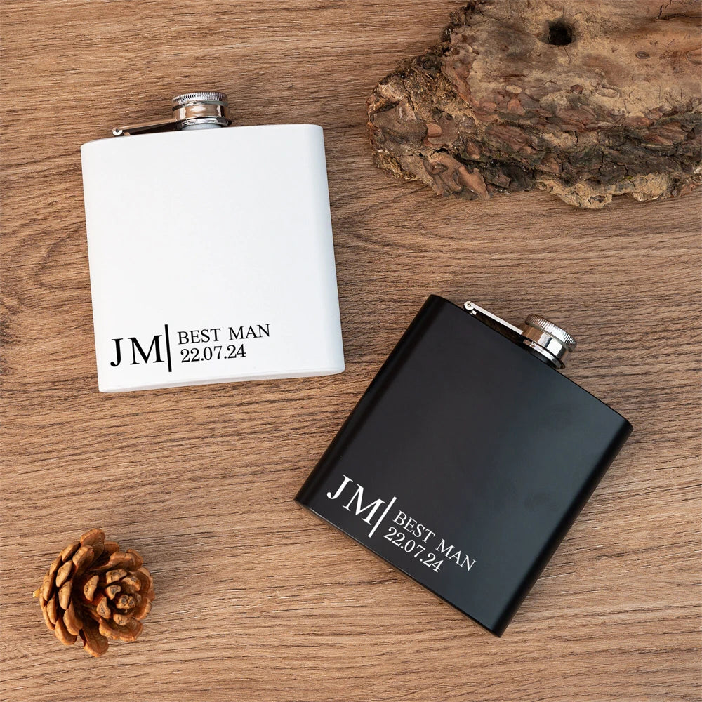 Personalised Groomsmen Hip Flask I'm Getting Married.