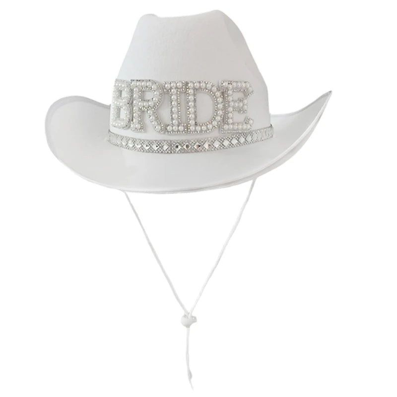 Bride Cowgirl Hat for Wedding Hen's Party I'm Getting Married.