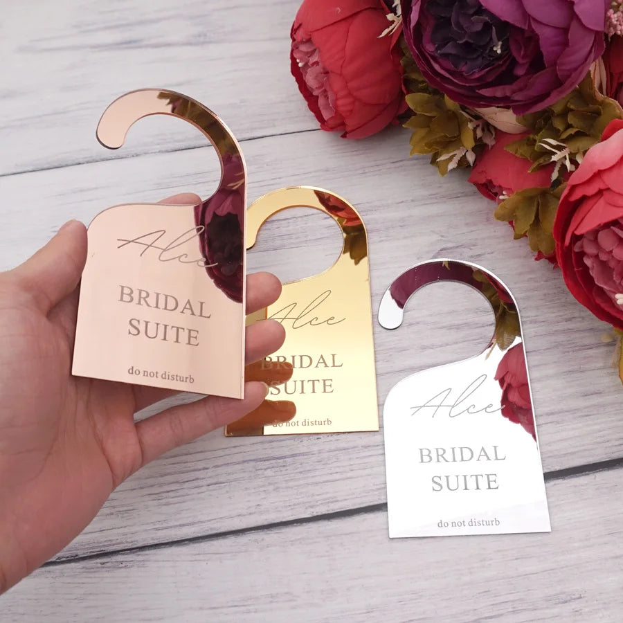 Personalised Wedding Door Sign – Do Not Disturb Hanging Sign I'm Getting Married.