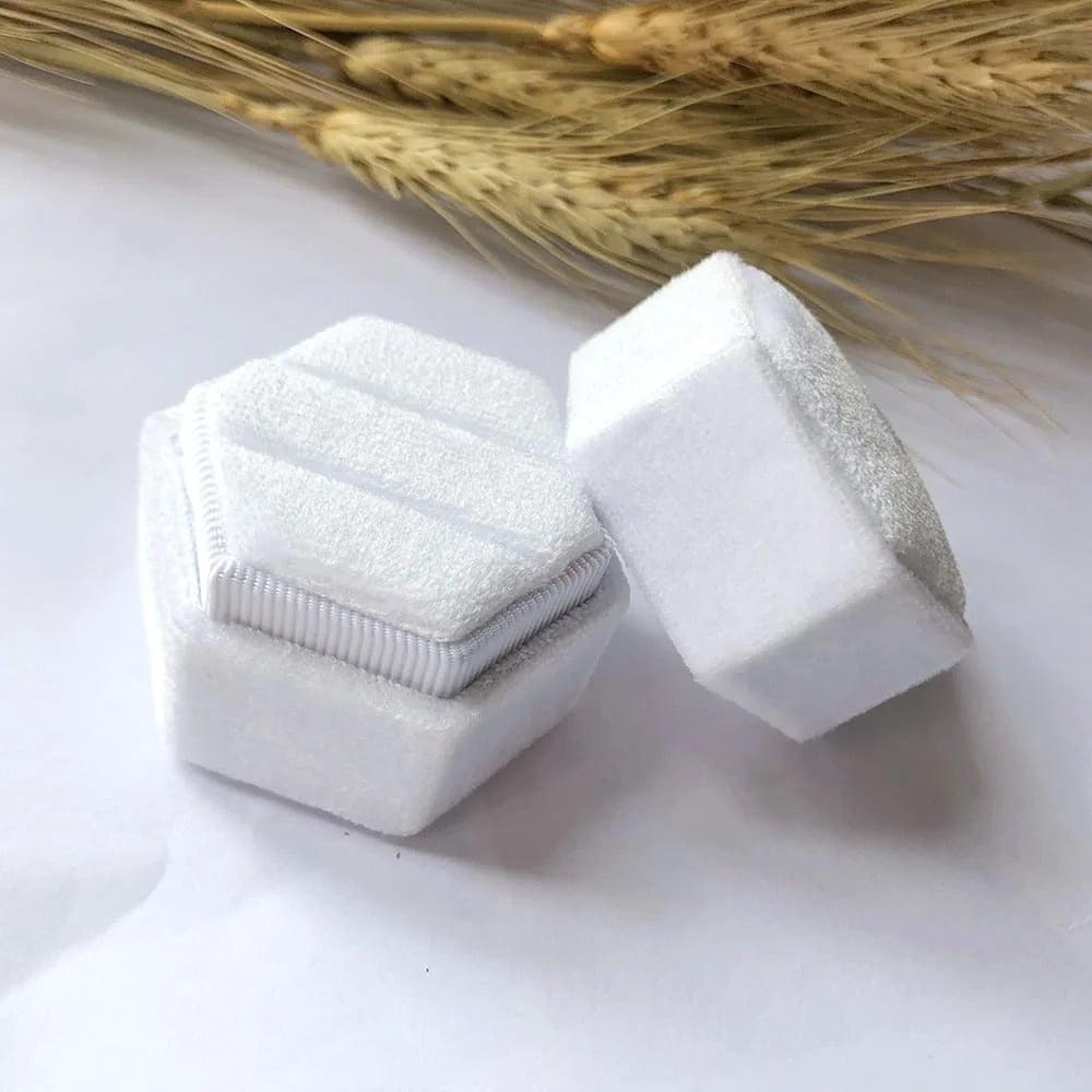 Personalised Velvet Ring Box Wedding I'm Getting Married.