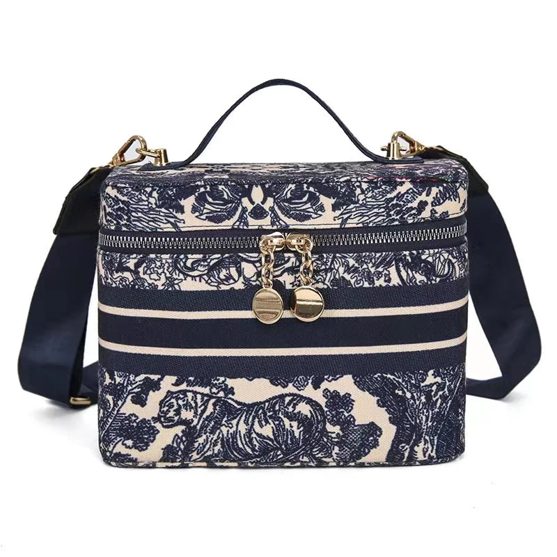 Personalised Canvas Bridesmaid Vanity Makeup Bag I'm Getting Married.