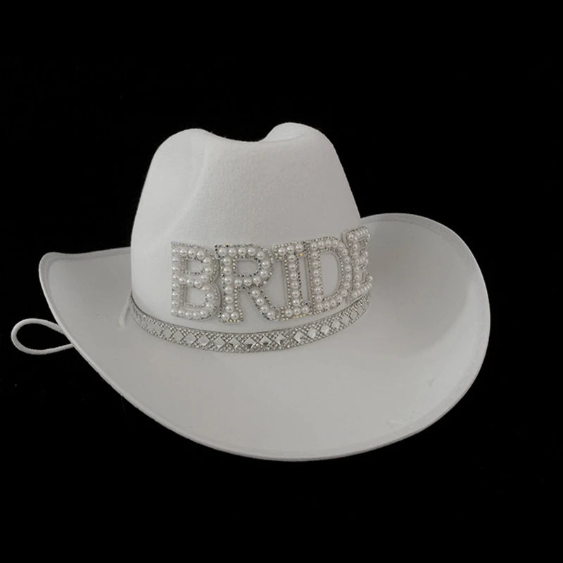 Bride Cowgirl Hat for Wedding Hen's Party I'm Getting Married.