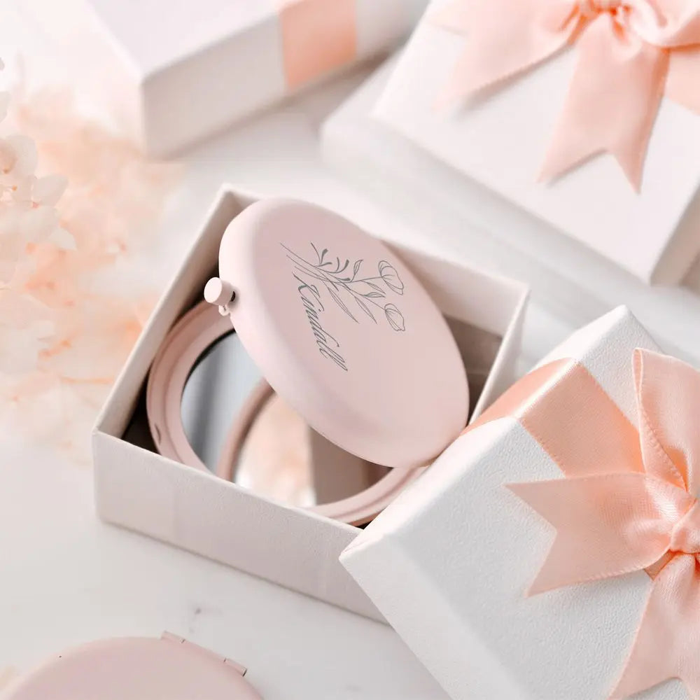 Personalised Bridal Compact Mirror I'm Getting Married.