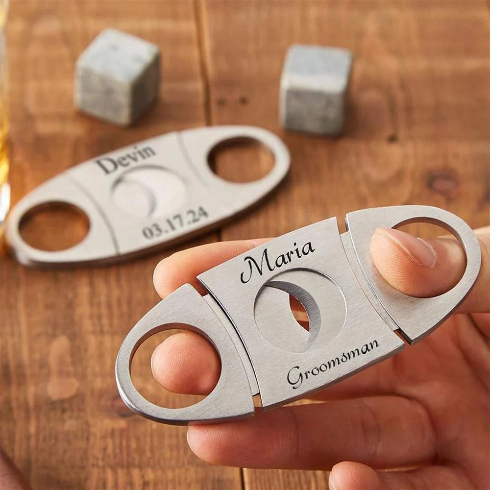 Personalised Groomsmen Cigar Cutter I'm Getting Married.