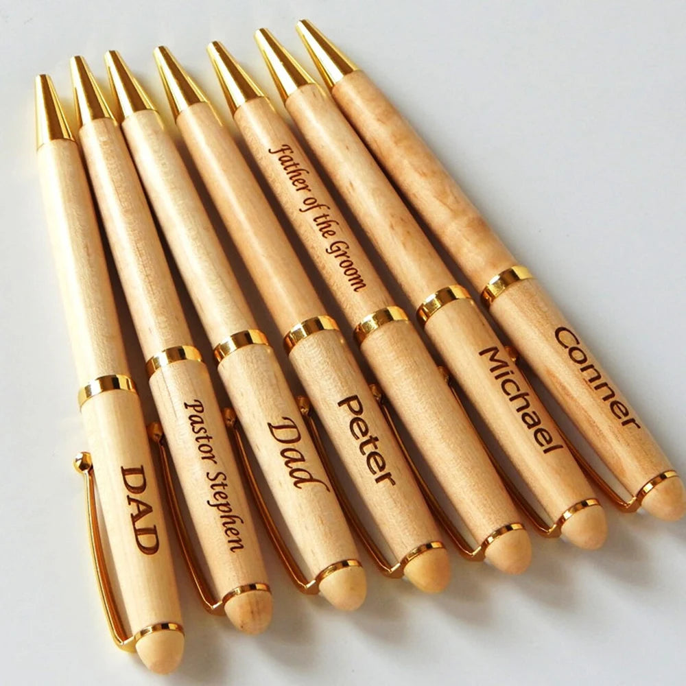 Personalised Groomsmen Wood Pen I'm Getting Married.