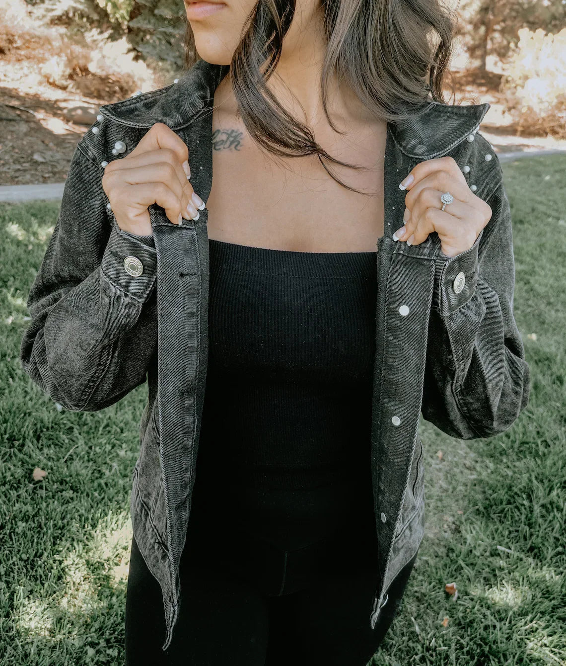 Till Death Do Us Part Wedding Denim Jackets His & Her I'm Getting Married.