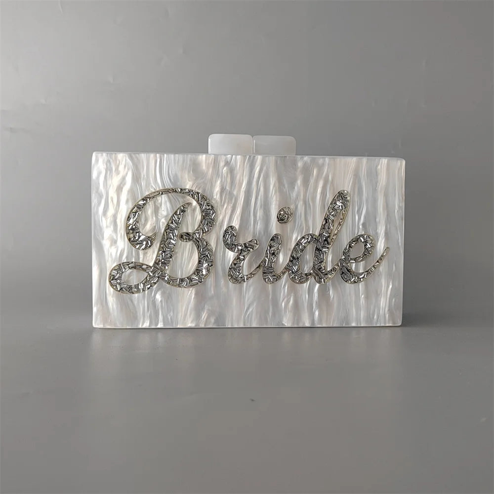Bride Vintage Acrylic Clutch – A Bridal Statement Piece I'm Getting Married.