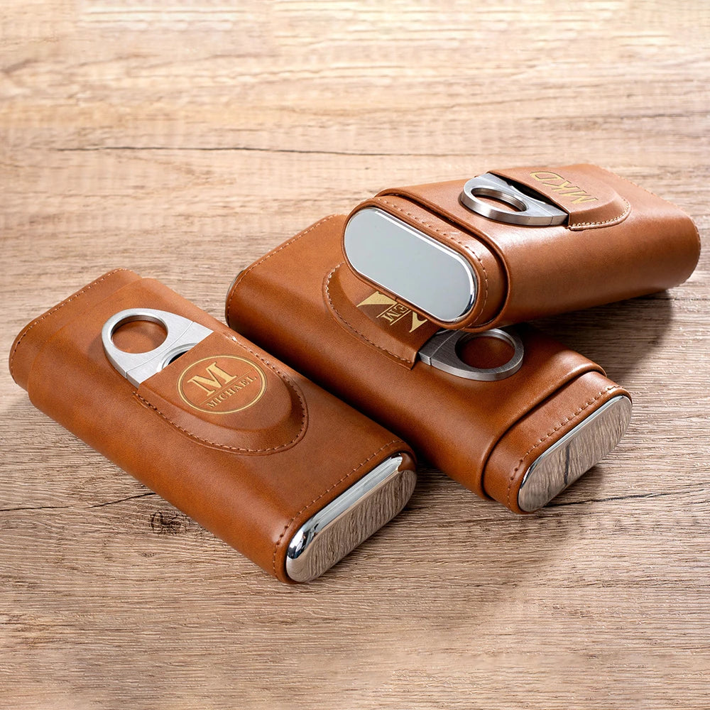 Personalised Groomsmen Cedar Wood Lined Cigar Humidor I'm Getting Married.