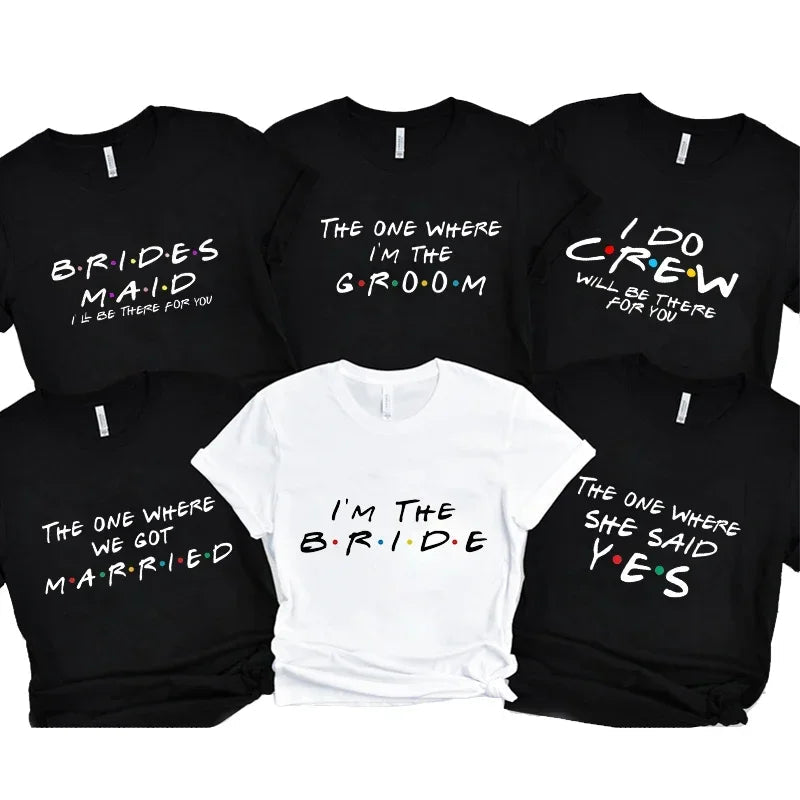 Bridal Party Celebration Crew Tee I'm Getting Married.